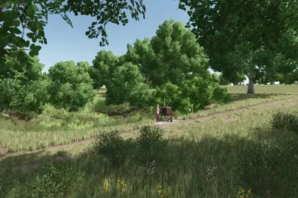 Реалістична Карта Saaleplatte (Pfuhlsborn) для Farming Simulator 25 — Нові Ферми та Контракти