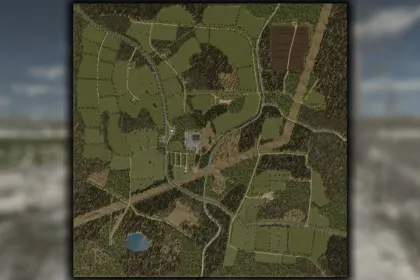 Atmospheric Map Põllu Küla — Estonian Style, Forests and Peat Production for FS25 — 2