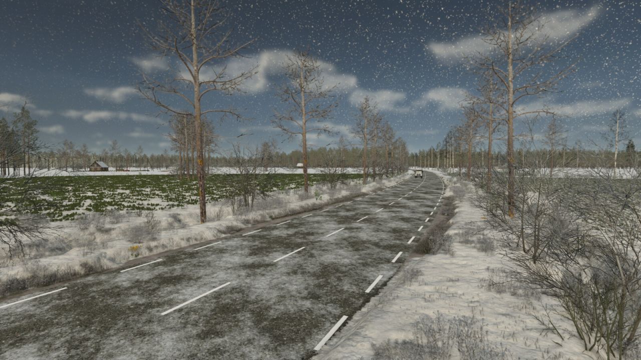 Atmospheric Map Põllu Küla — Estonian Style, Forests and Peat Production for FS25
