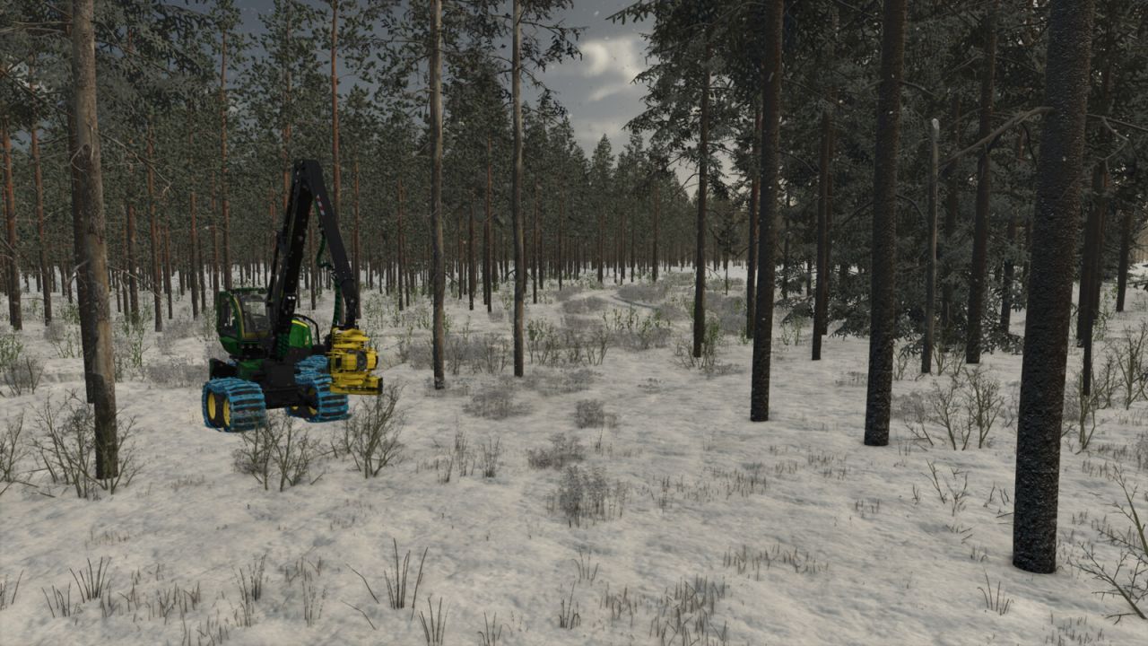 Atmospheric Map Põllu Küla — Estonian Style, Forests and Peat Production for FS25