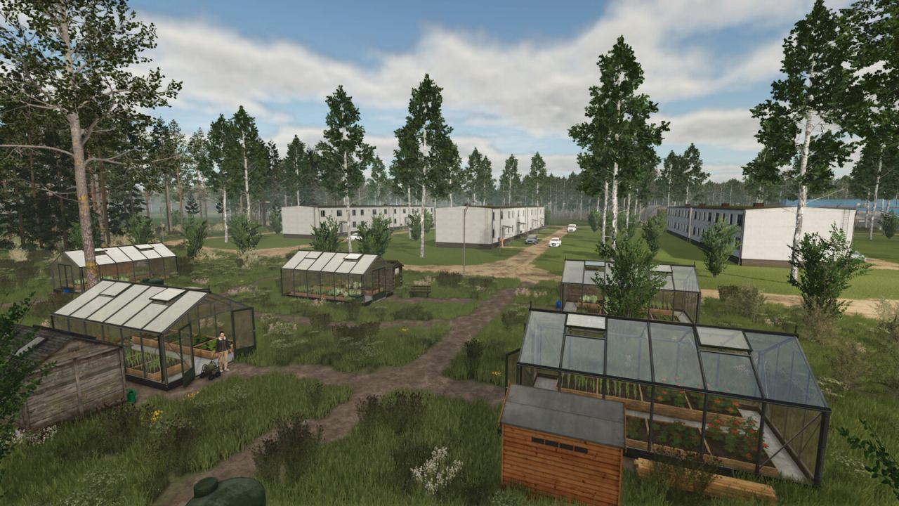 Atmospheric Map Põllu Küla — Estonian Style, Forests and Peat Production for FS25