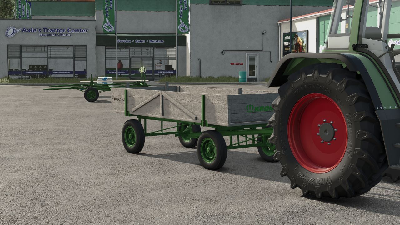 Krone Emsland Trailer для Farming Simulator 25