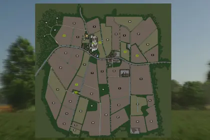 Legendarny Map Diepholz 25 do Farming Simulator 25 — 42 Pola, Nowe Uprawy i Precision Farming — 2