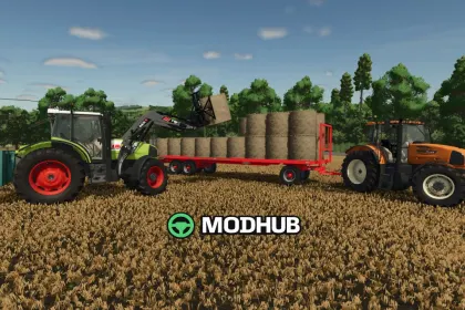 Трактор Renault Ares 700/800 Series V1.1 для FS25