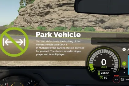 Паркування транспорту для Farming Simulator 25