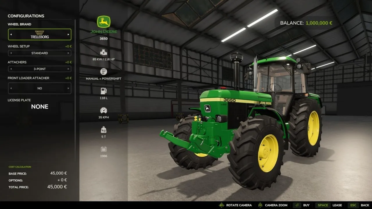 Realistische Fahrzeugjahre für Farming Simulator 25 (für Mods und Basis)