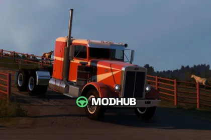 Peterbilt 358 by Smarty v1.2.2 1.60 for ATS — 2