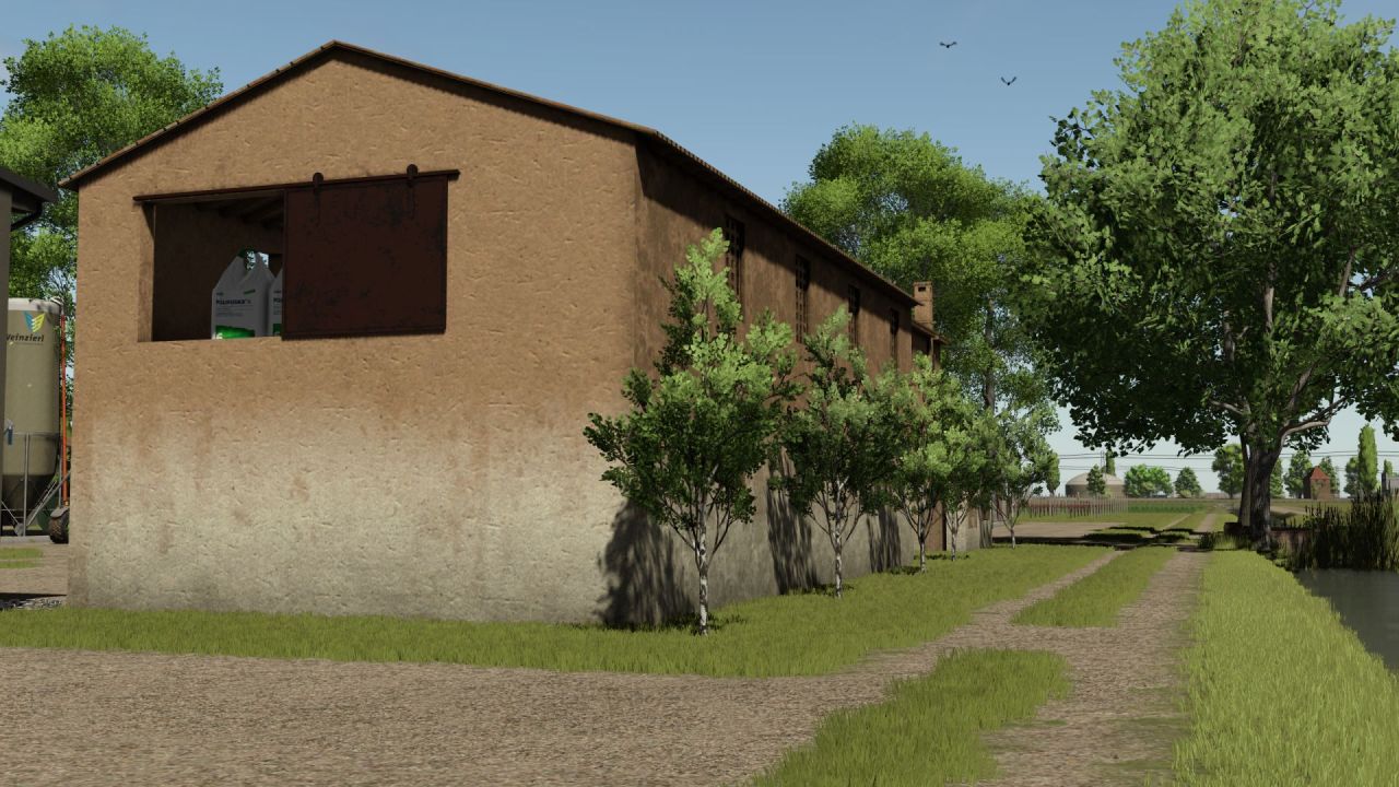 New Piave Buildings Pack for Farming Simulator 25 — House, Barns, and Garages