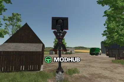 St. Andrew’s cross – Placeable railway crossing signal for FS25 — 3