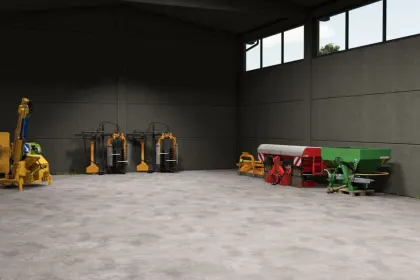 Efektywne Prefabrykowane Magazyny — Mod na Garaże i Magazyny dla Farming Simulator 25 — 2