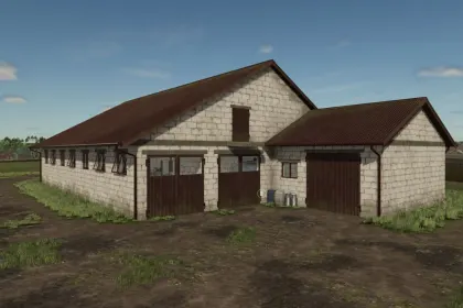 Скотний двір Big Cow Barn для Farming Simulator 25