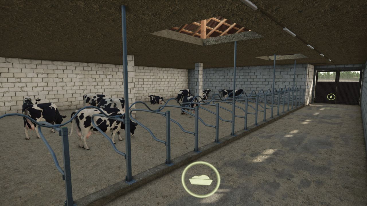 Скотний двір Big Cow Barn для Farming Simulator 25