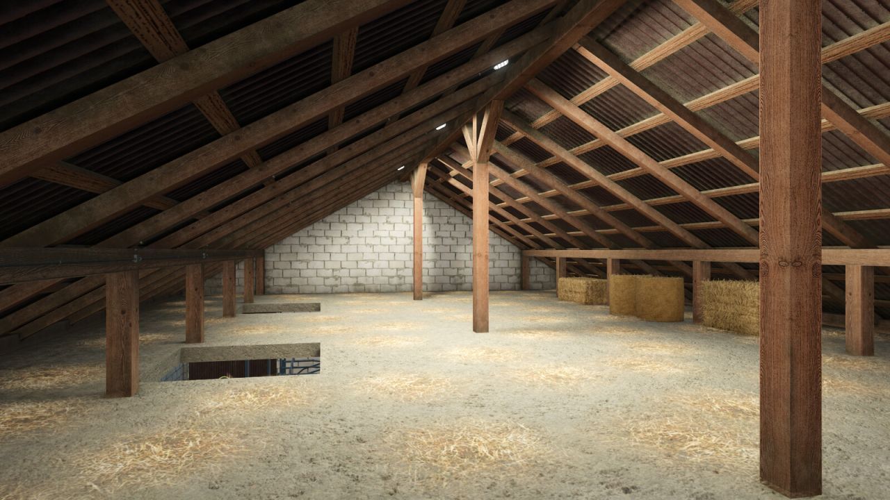 Скотний двір Big Cow Barn для Farming Simulator 25