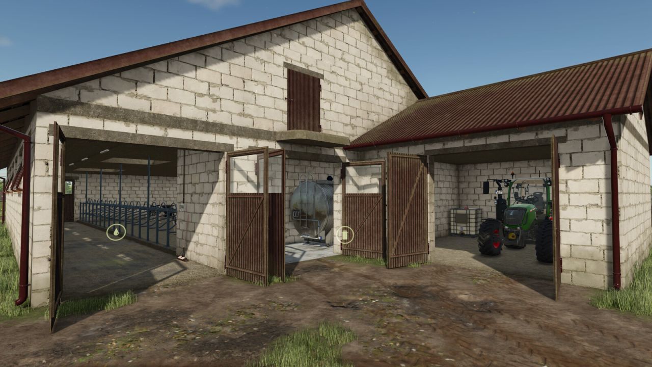 Скотний двір Big Cow Barn для Farming Simulator 25