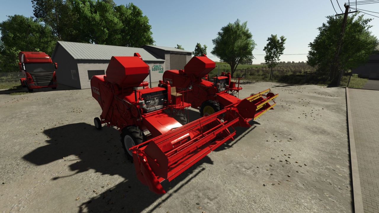 Legendarny Kombajn Vistula KZB-3 — Kompaktowy Zbieracz Ziarna dla FS25