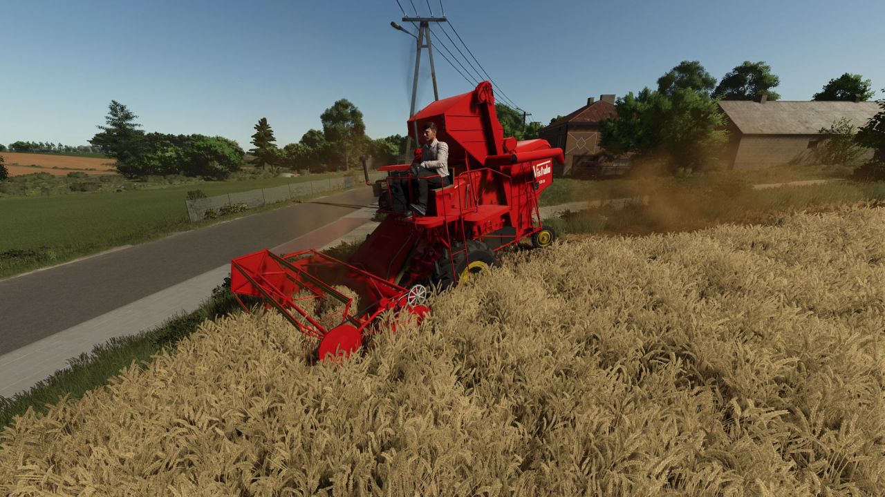Legendarny Kombajn Vistula KZB-3 — Kompaktowy Zbieracz Ziarna dla FS25 - Zrzuty ekranu