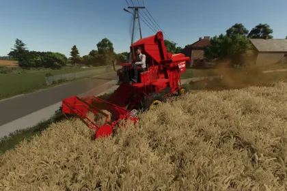 Легендарний Комбайн Vistula KZB-3 — Компактний Збирач Зерна для FS25 — 4