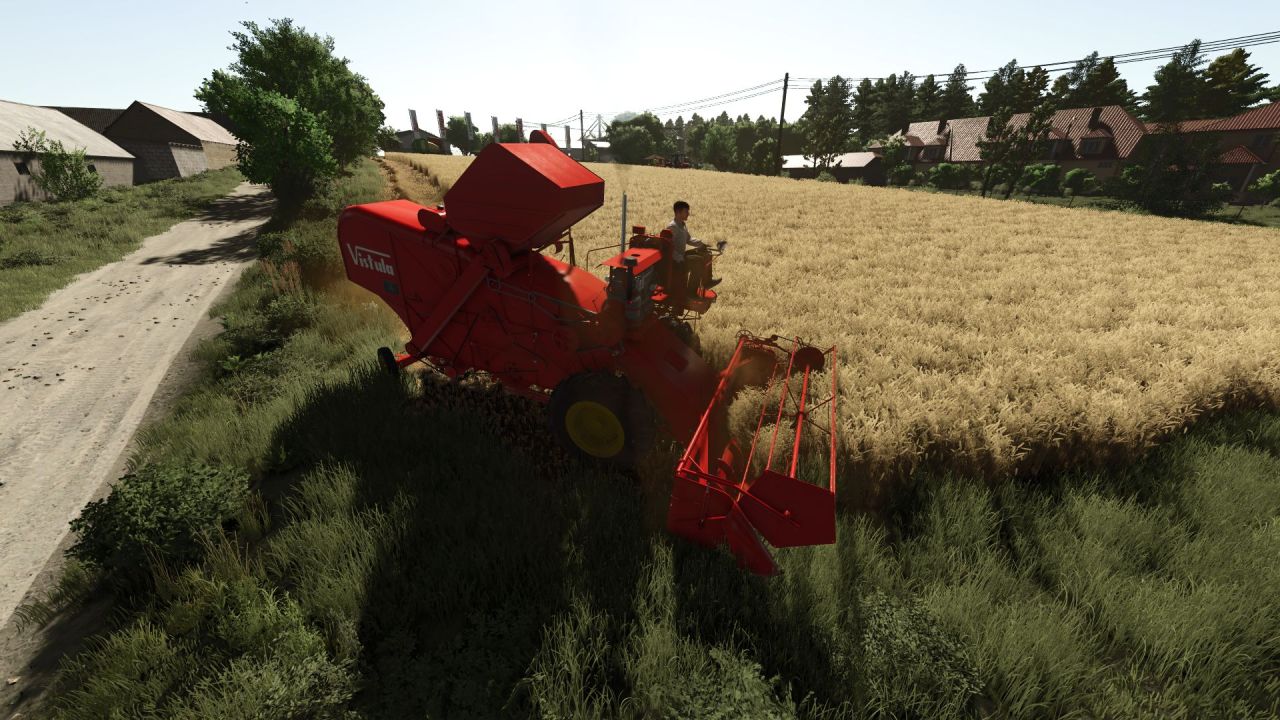 Legendarny Kombajn Vistula KZB-3 — Kompaktowy Zbieracz Ziarna dla FS25 - Zrzuty ekranu