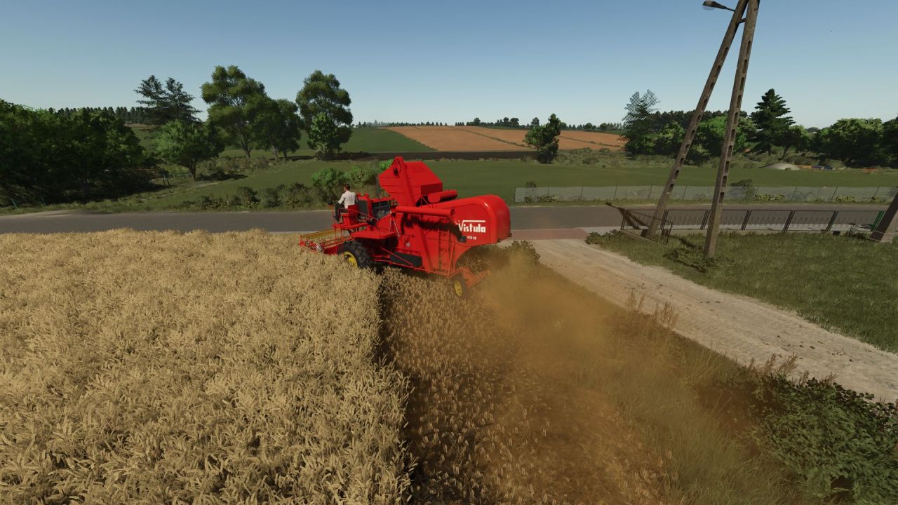 Legendarny Kombajn Vistula KZB-3 — Kompaktowy Zbieracz Ziarna dla FS25 - Zrzuty ekranu