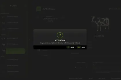 Мод Lease Livestock для Farming Simulator 25