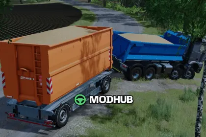 Причіп Fliegl ZPS 180 V1.0.2 для FS25