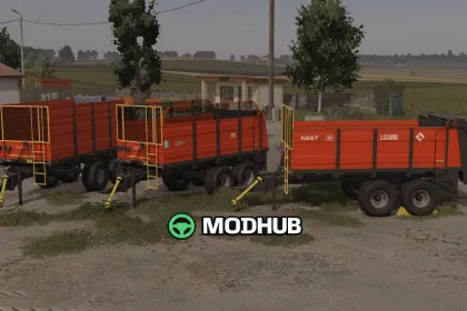 Розкидач гною Lizard N267 v1.0.1 для FS25