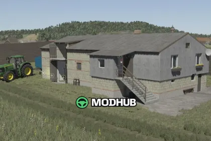 Сарай для корів Cowbarn With Loft And Brake Room V1.2 для FS25