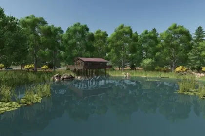 Легендарна 4x Карта Lausitzer Landschaften 4x для Farming Simulator 25 — Східна Німеччина біля Польщі