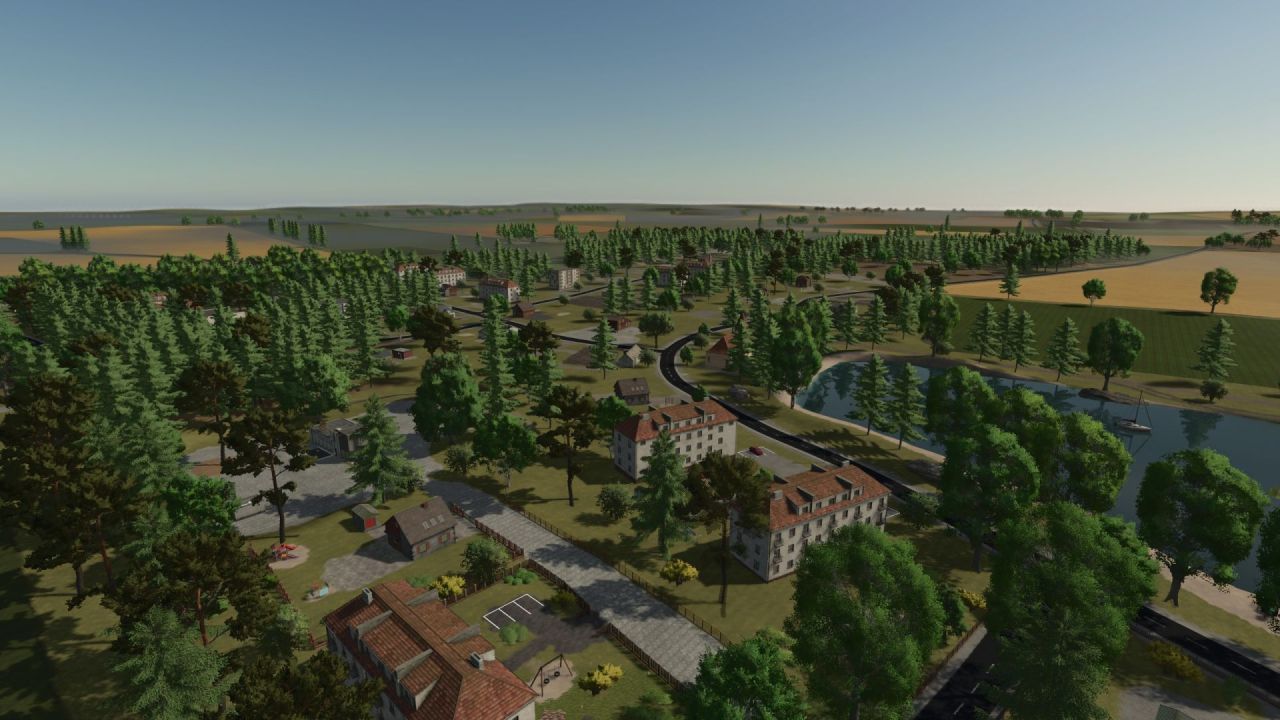 Legendäre 4x Karte Lausitzer Landschaften 4x für Farming Simulator 25 — Ostdeutschland bei Polen