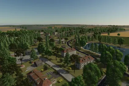 Легендарна 4x Карта Lausitzer Landschaften 4x для Farming Simulator 25 — Східна Німеччина біля Польщі