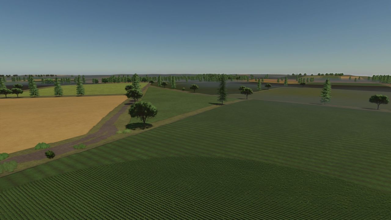 Legendäre 4x Karte Lausitzer Landschaften 4x für Farming Simulator 25 — Ostdeutschland bei Polen