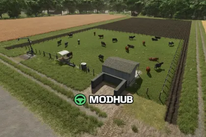 Пасовище для корів High Capacity Cow Pasture V1.0.0.1 для FS25