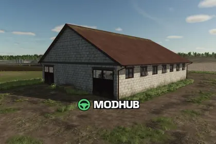 Скотний хлів Big Cow Barn V1.0.0.1 для FS25
