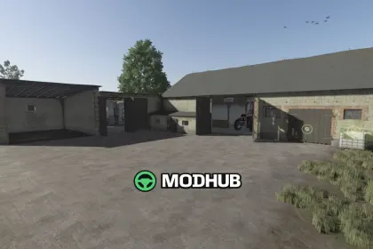 Хлів для свиней Small Pigsty With Barn V1.1 для FS25
