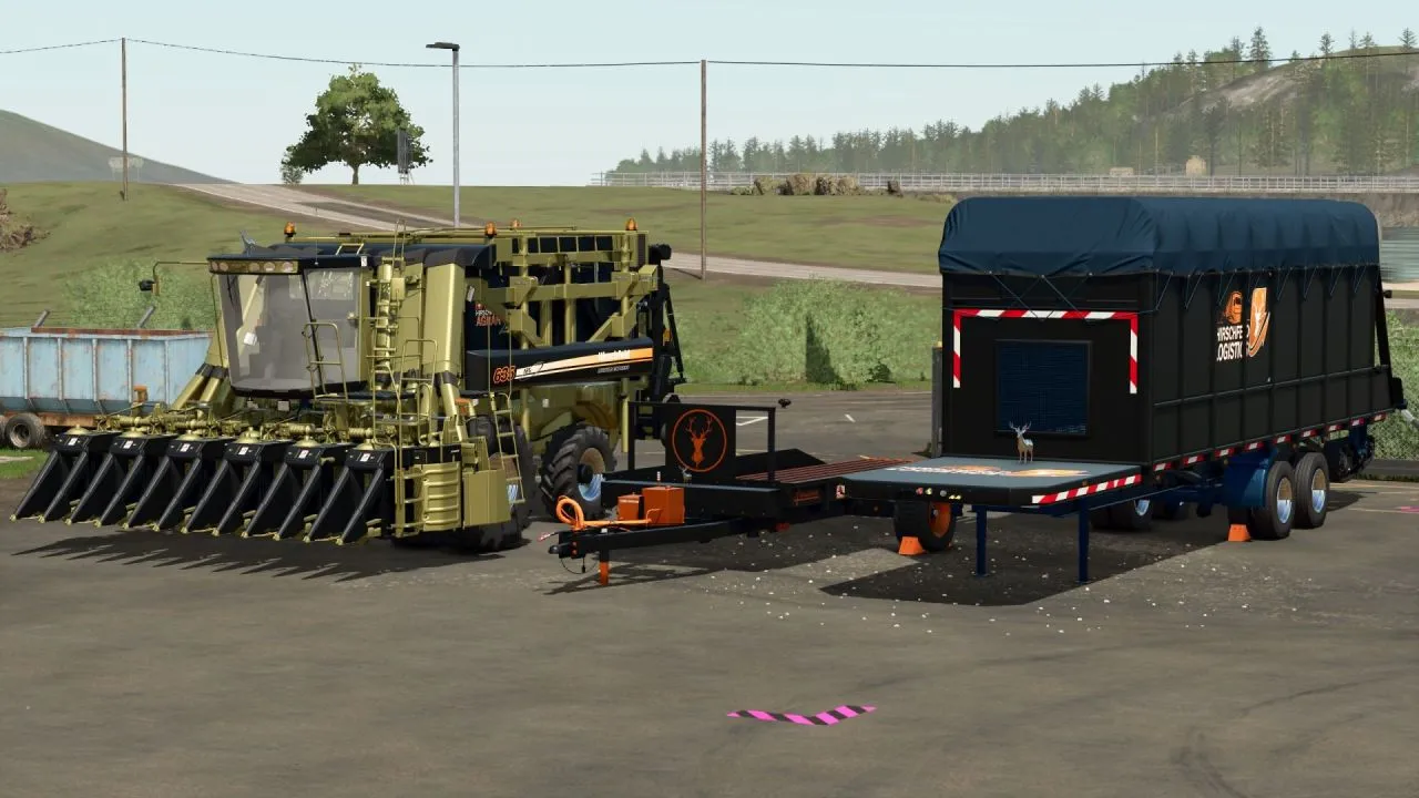 Ефективний Cotton Pack V2 у Стилі Hirschfeld — Швидке Збирання Бавовни в FS25