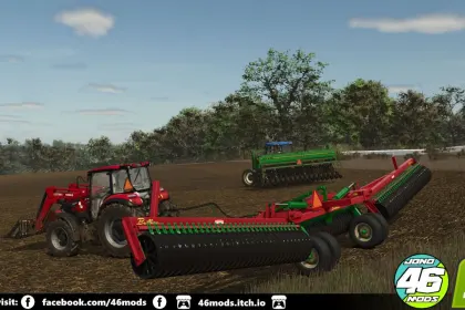 Ефективний Коток-Подрібнювач Brillion XL144 для Ідеального Вирівнювання Полів у FS25 — 2