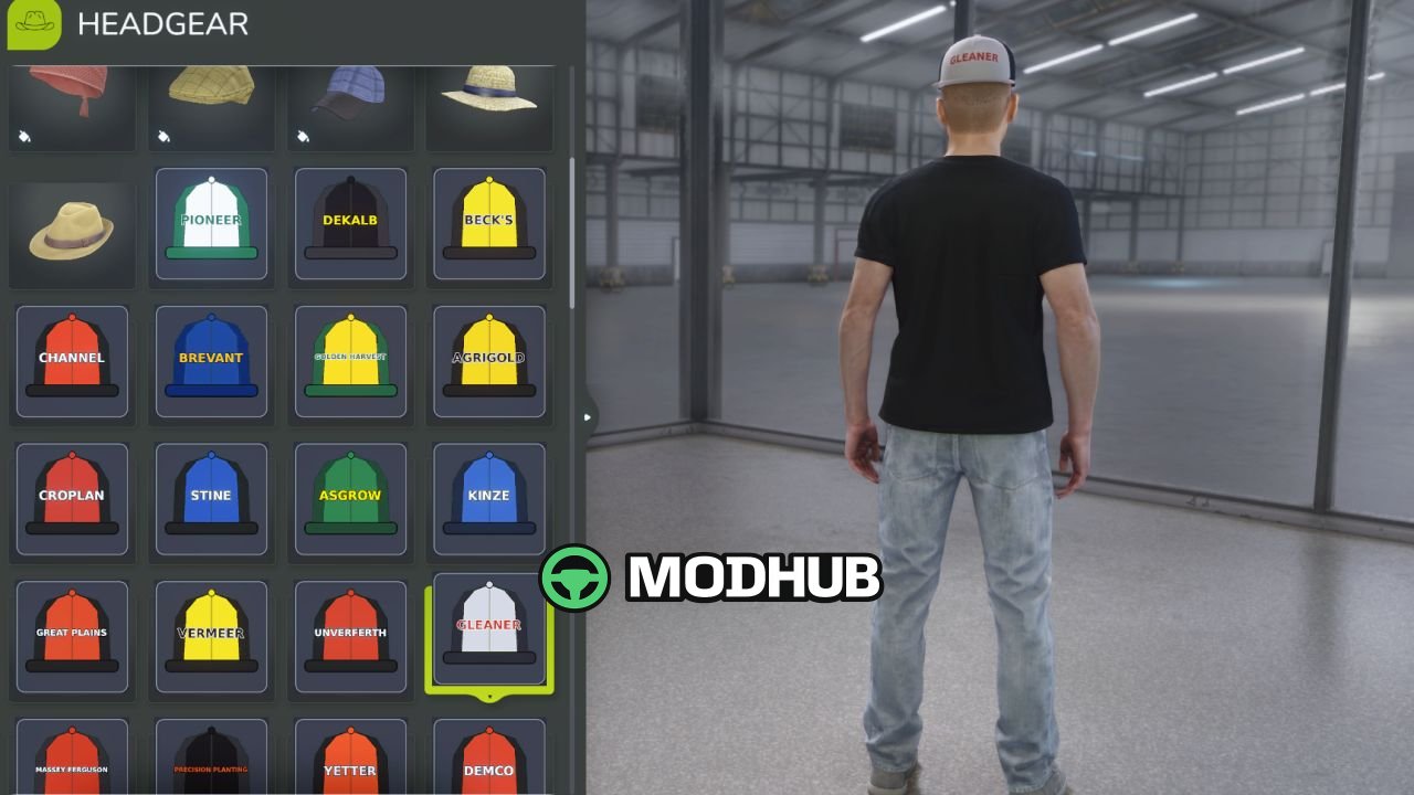Кепки Hat Pack American Seed/Implement Brands V1.0 для FS25