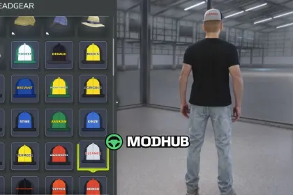Кепки Hat Pack American Seed/Implement Brands V1.0 для FS25 — 2