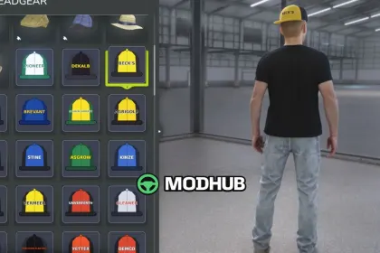 Кепки Hat Pack American Seed/Implement Brands V1.0 для FS25 — 4