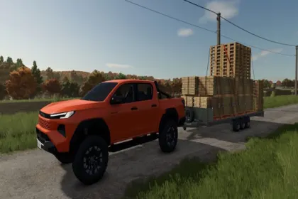 Пікап Toyota Hilux Invincible 2026 для Farming Simulator 25