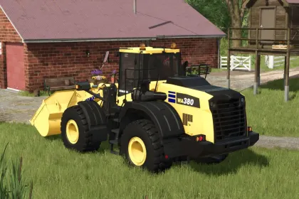 Excavator Komatsu WA380 for Farming Simulator 25 — 4