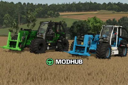 Telehandler Sennebogen G340/Fendt Cargo T740 V1.2 for FS25