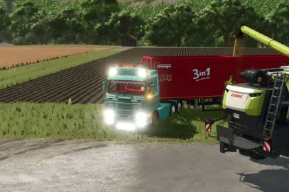 Потужна Вантажівка Scania 143M 420 к.с. для Farming Simulator 25 — 1