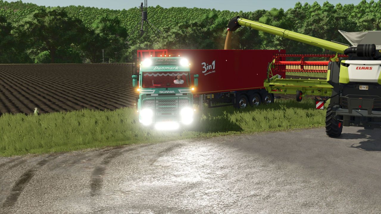 Потужна Вантажівка Scania 143M 420 к.с. для Farming Simulator 25 - Скріншоти