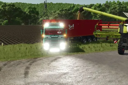 Потужна Вантажівка Scania 143M 420 к.с. для Farming Simulator 25 — 3
