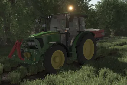 Трактор John Deere 5R Series для Farming Simulator 25 — 3