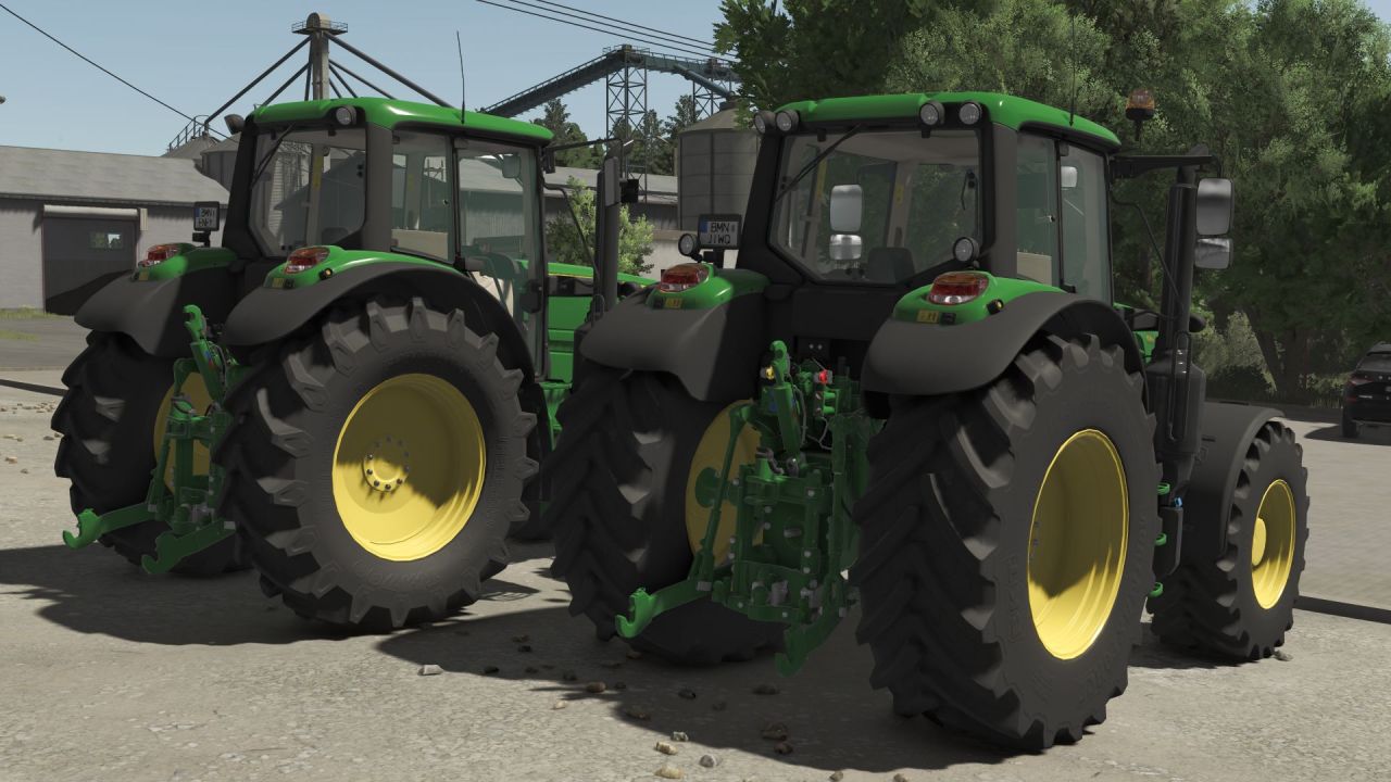 Трактор John Deere 6M Medium Frame Series 2011 для Farming Simulator 25
