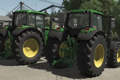 Трактор John Deere 6M Medium Frame Series 2011 для Farming Simulator 25 — 2