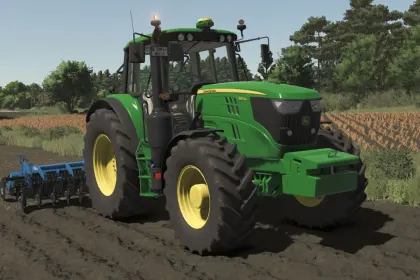 Трактор John Deere 6M Medium Frame Series 2011 для Farming Simulator 25 — 3