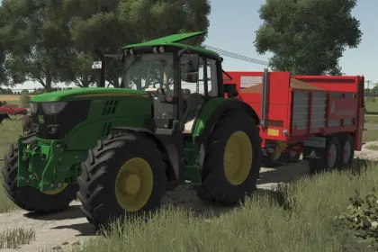 Трактор John Deere 6M Medium Frame Series 2011 для Farming Simulator 25 — 4